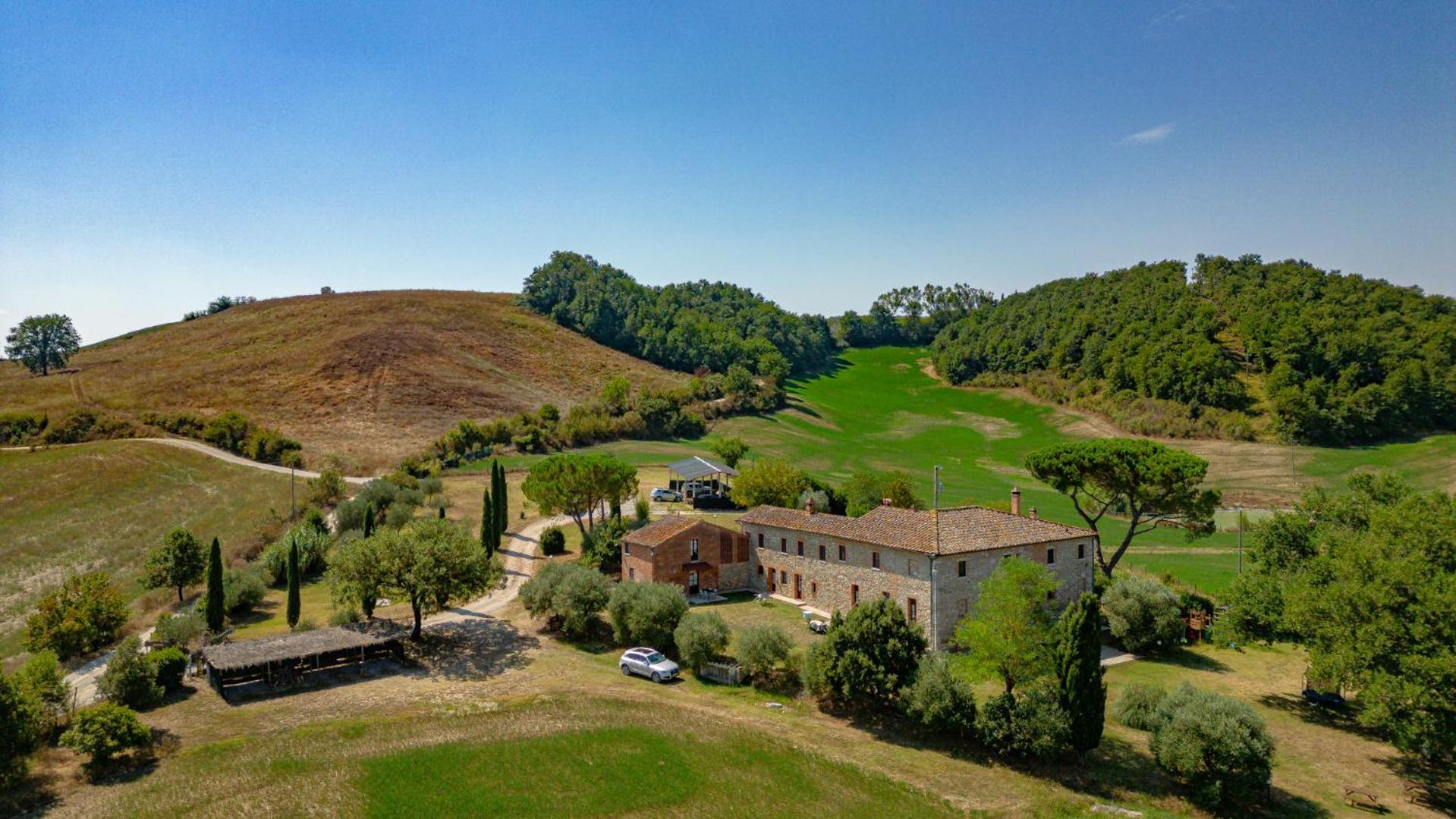 Ulivo-Chianti Charming Flat With Private Parking! Lejlighed Asciano Eksteriør billede