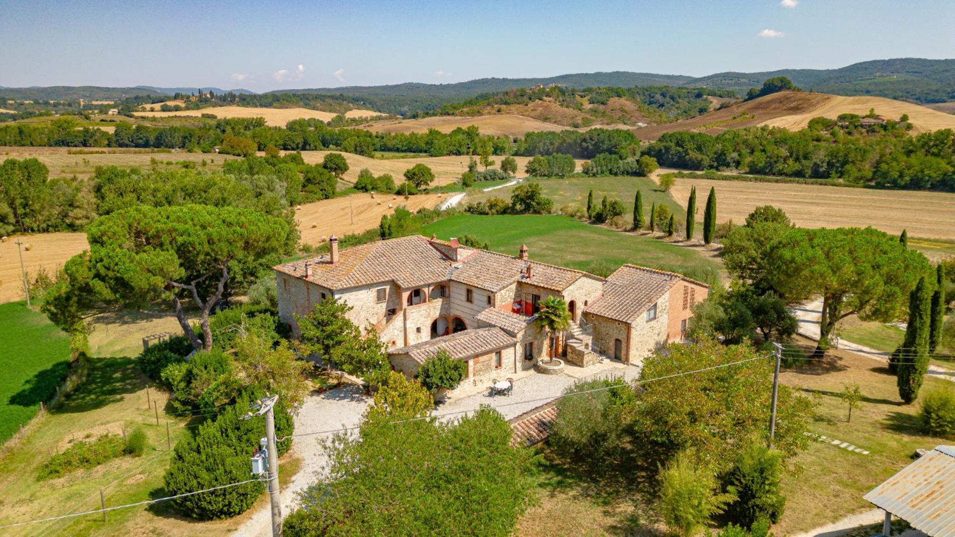 Ulivo-Chianti Charming Flat With Private Parking! Lejlighed Asciano Eksteriør billede